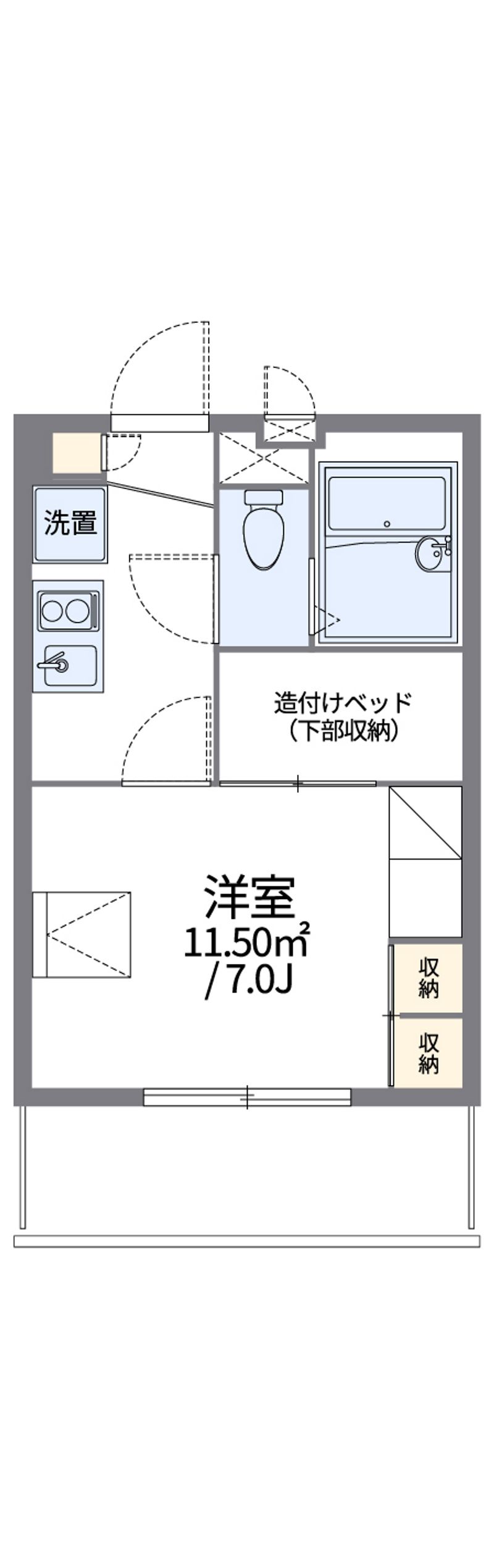 レオパレスＩＭＡＧＯⅢ 間取図