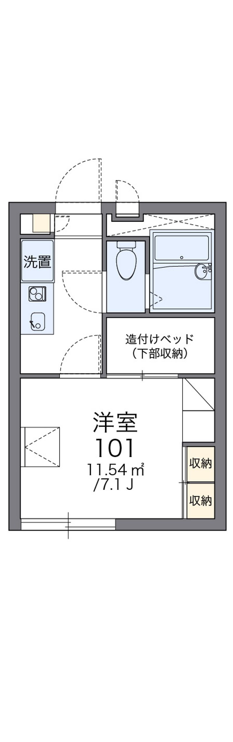 レオパレスアイン 間取図