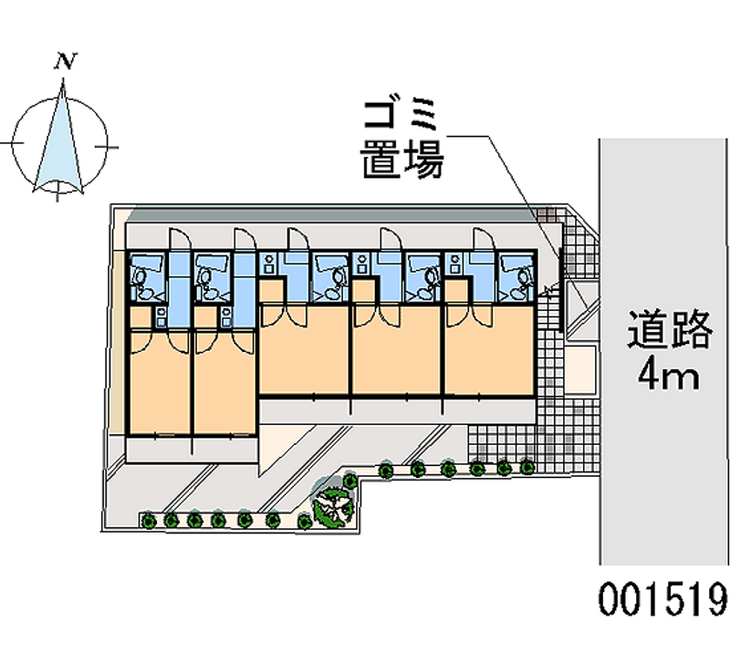 レオパレス三橋 区画図