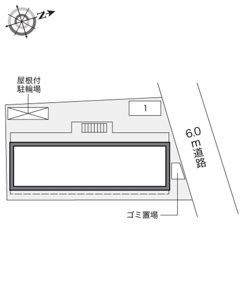 レオパレス神屋町 配置図