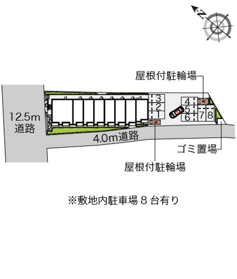 ミランダパレス湘南本宿 配置図
