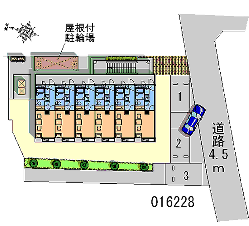 レオパレスカメリア五番館 月極駐車場