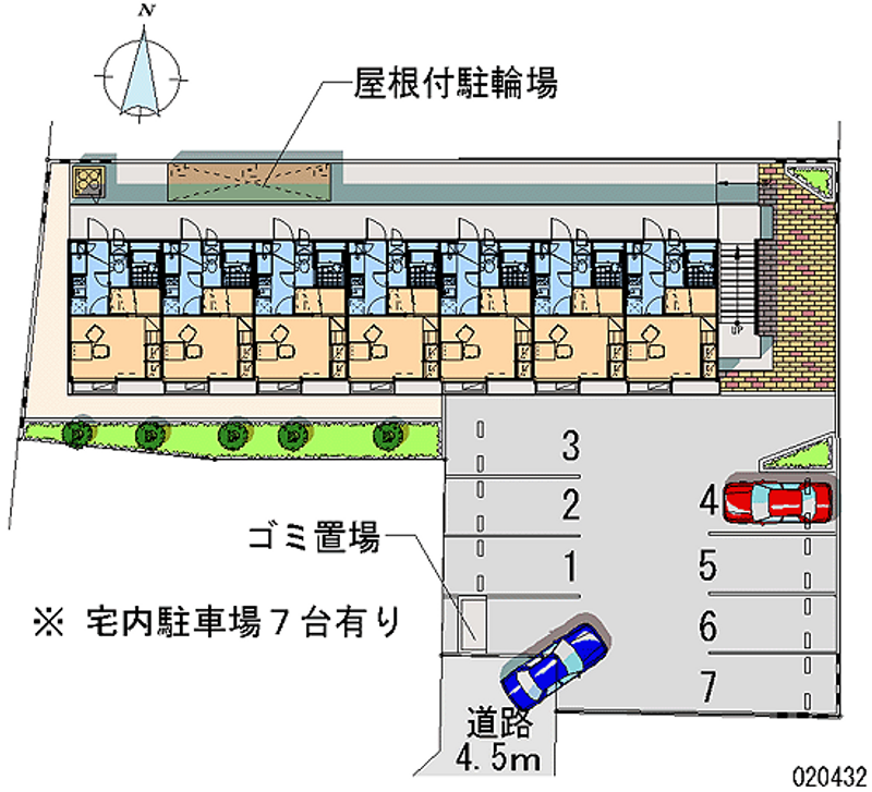 20432 bãi đậu xe hàng tháng