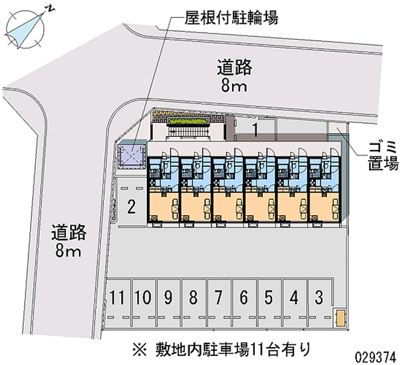 29374月租停车场