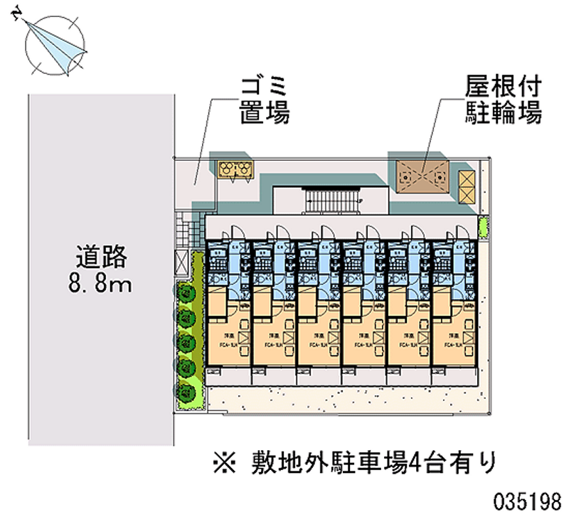 35198 Monthly parking lot