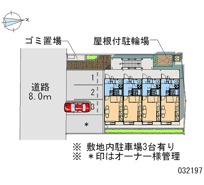 レオパレス翼 区画図