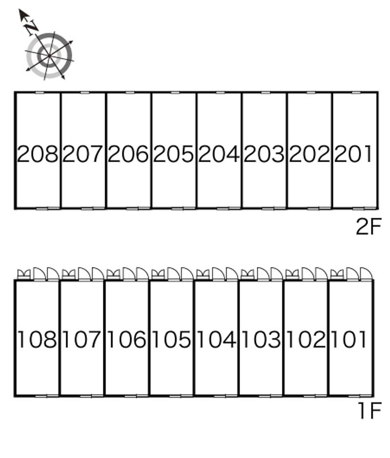 レオパレスＹ 間取配置図