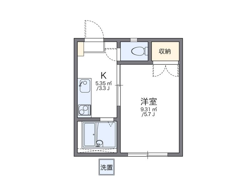 leopalace Nishi Kawaguchi Dai30 Floor plan