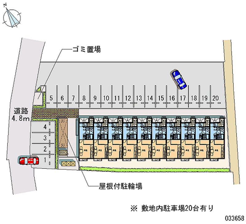 33658 Monthly parking lot