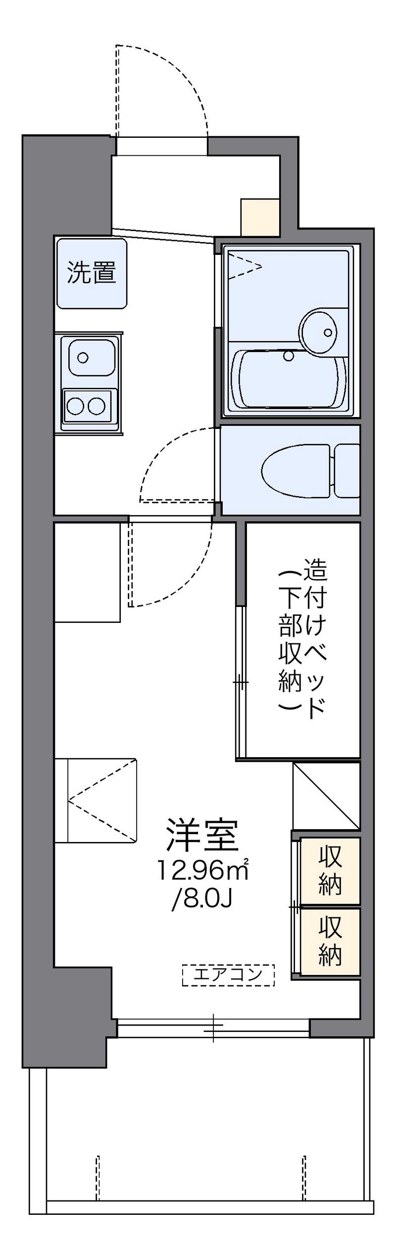 レオパレスＧｒｅｅｎ　Ｈｉｌｌ 間取図