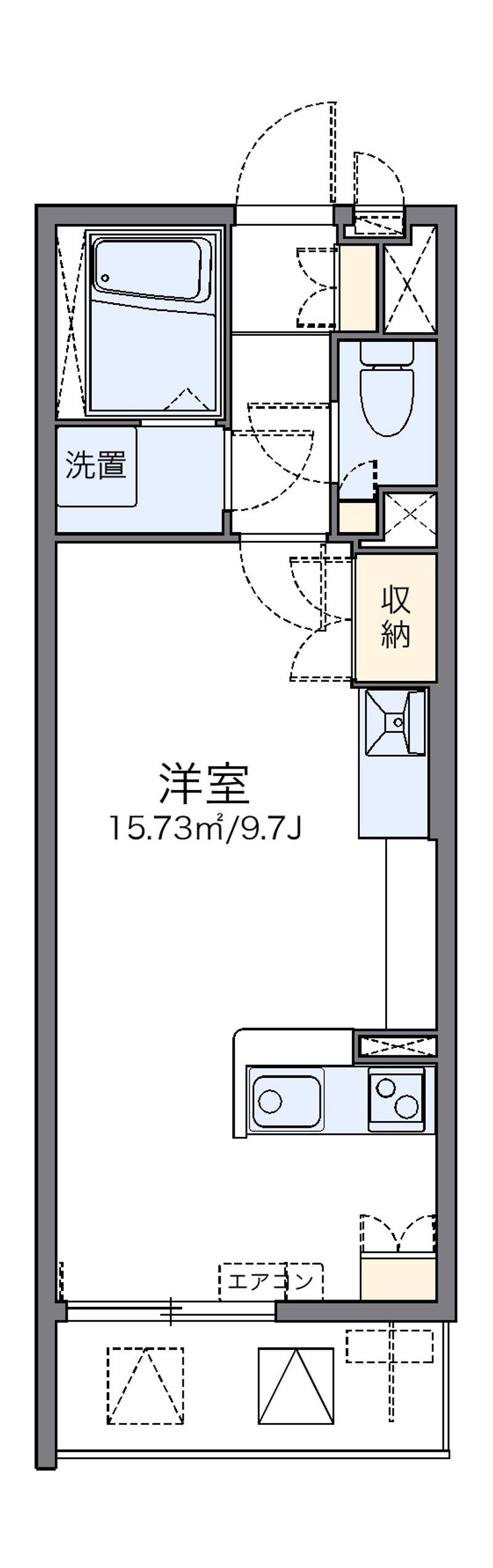 レオネクストヴィラージュ榴岡 間取り