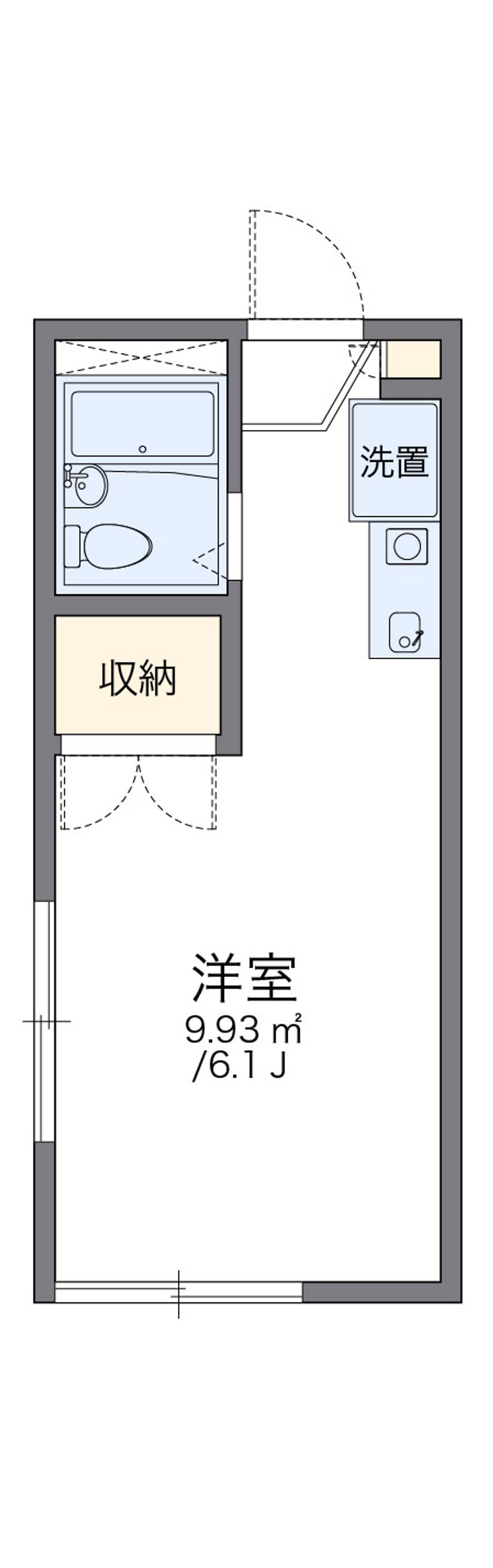 レオパレスアムールⅠ 間取図