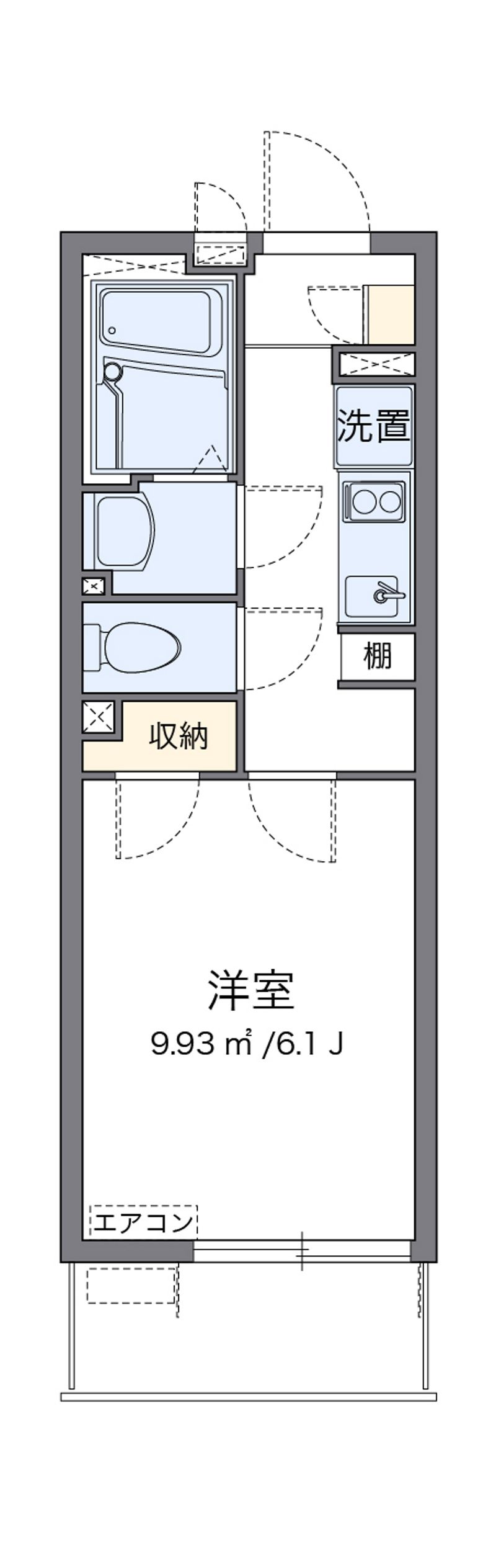 クレイノホクレレ　エルア 間取図