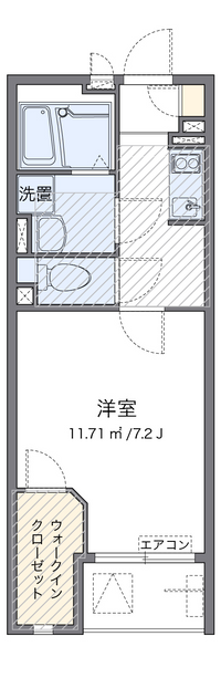 レオネクストＤ２　ａ１ 間取り図