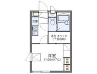 レオパレスヴァン 間取り図