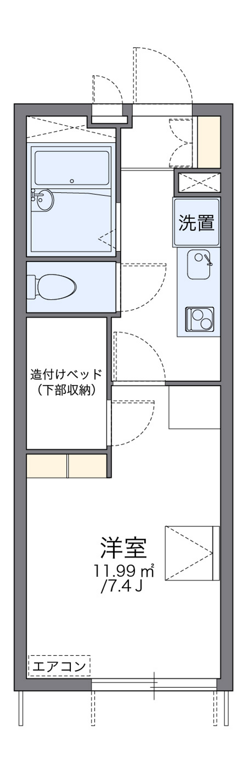 レオパレスグランダーム 間取り