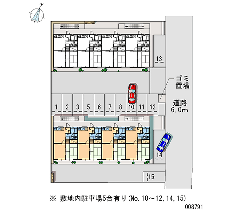 レオパレス永山第２ 月極駐車場