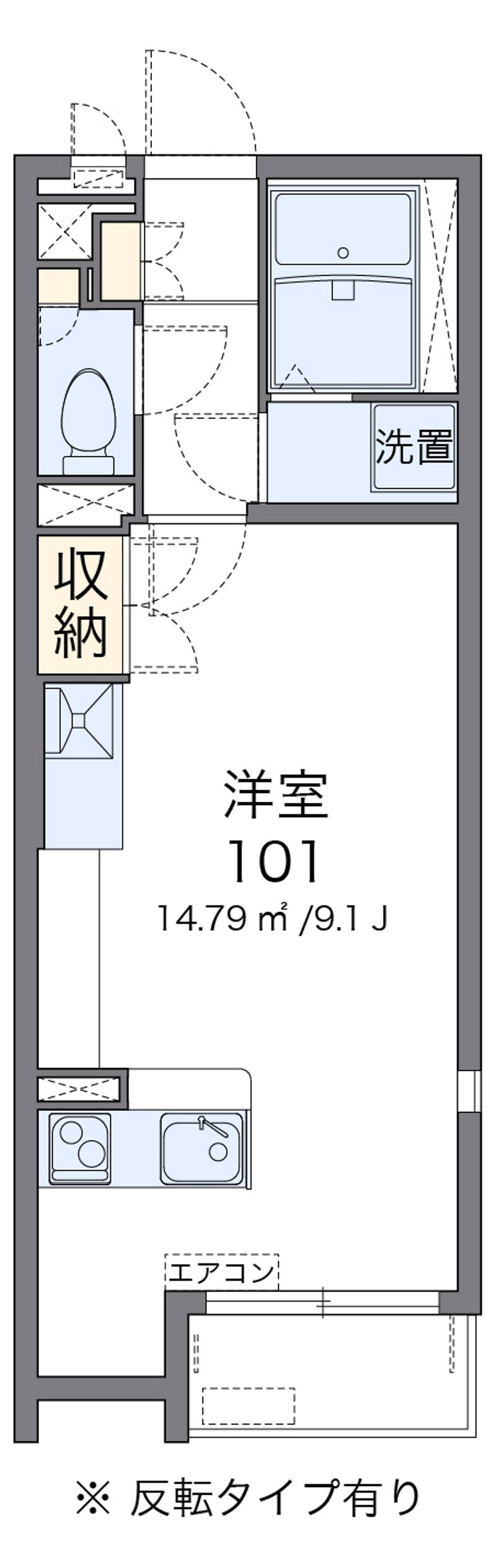 ミランダララモナ　Ｋ２ 間取図