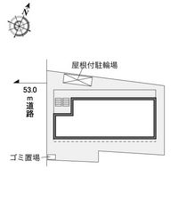 レオパレスホカリズ登戸 配置図