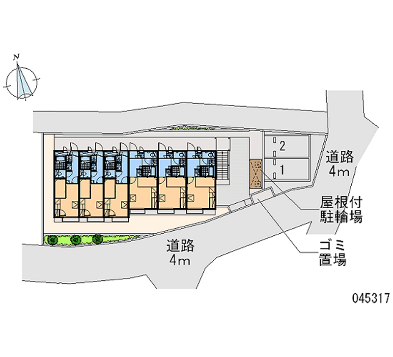 レオパレスフォーエヴァー 区画図