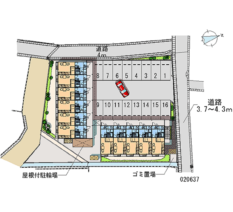 20637月租停車場