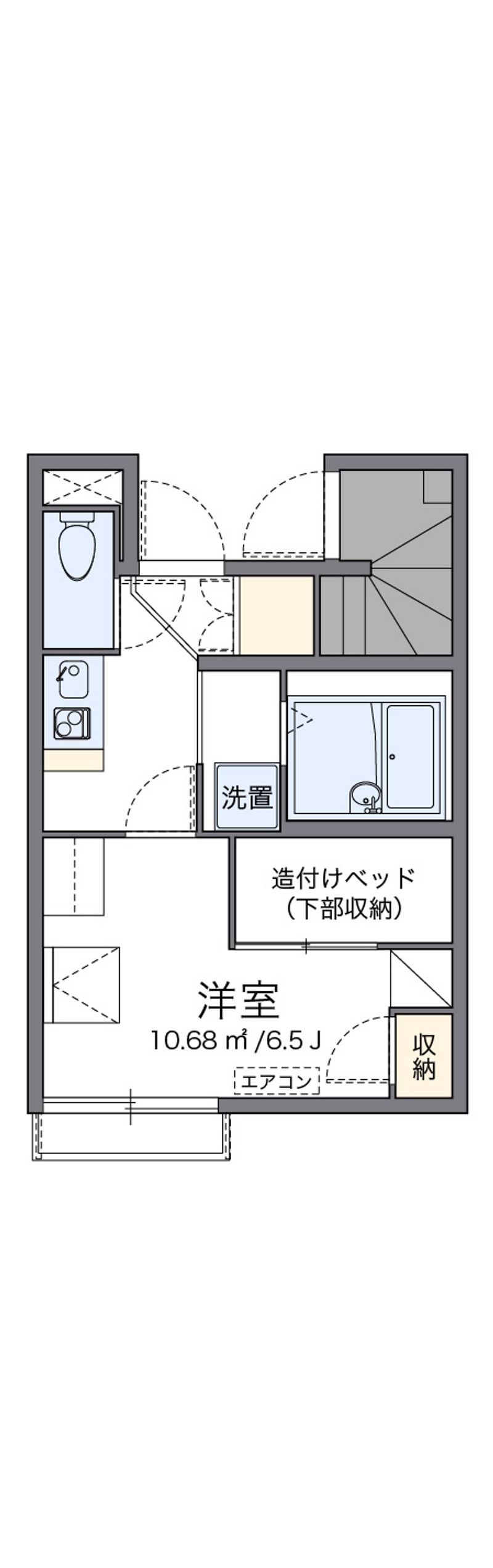 レオパレス大樹 間取図