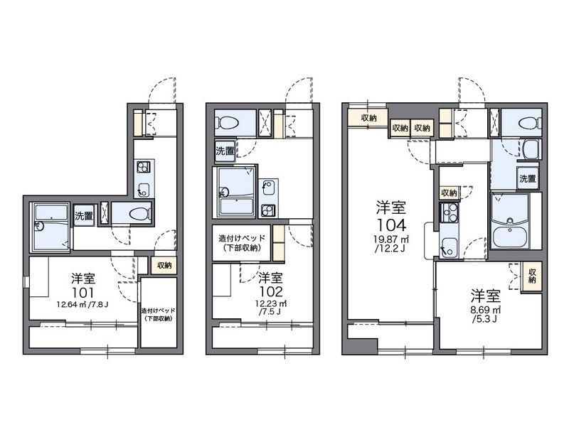 レオパレスＨ＆Ｓ 間取図
