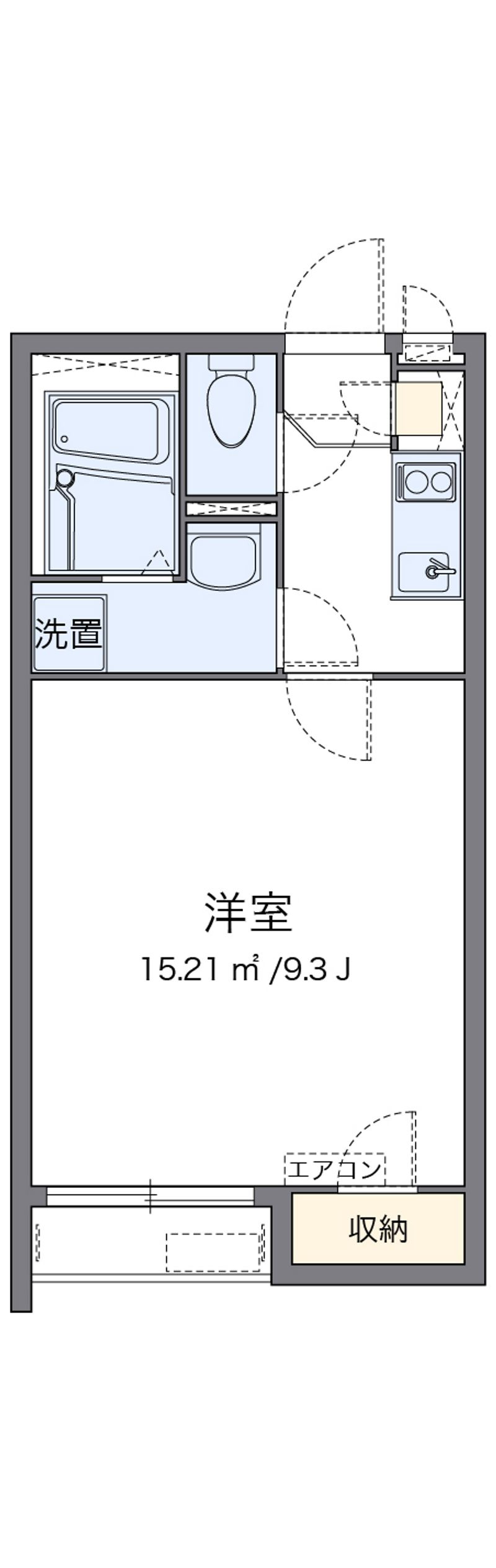 クレイノファースト東原 間取図