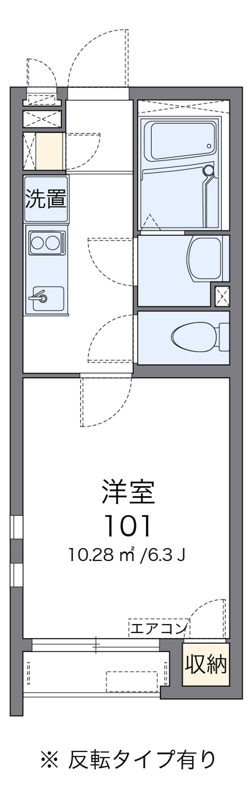 クレイノ名古屋旭丘 間取図