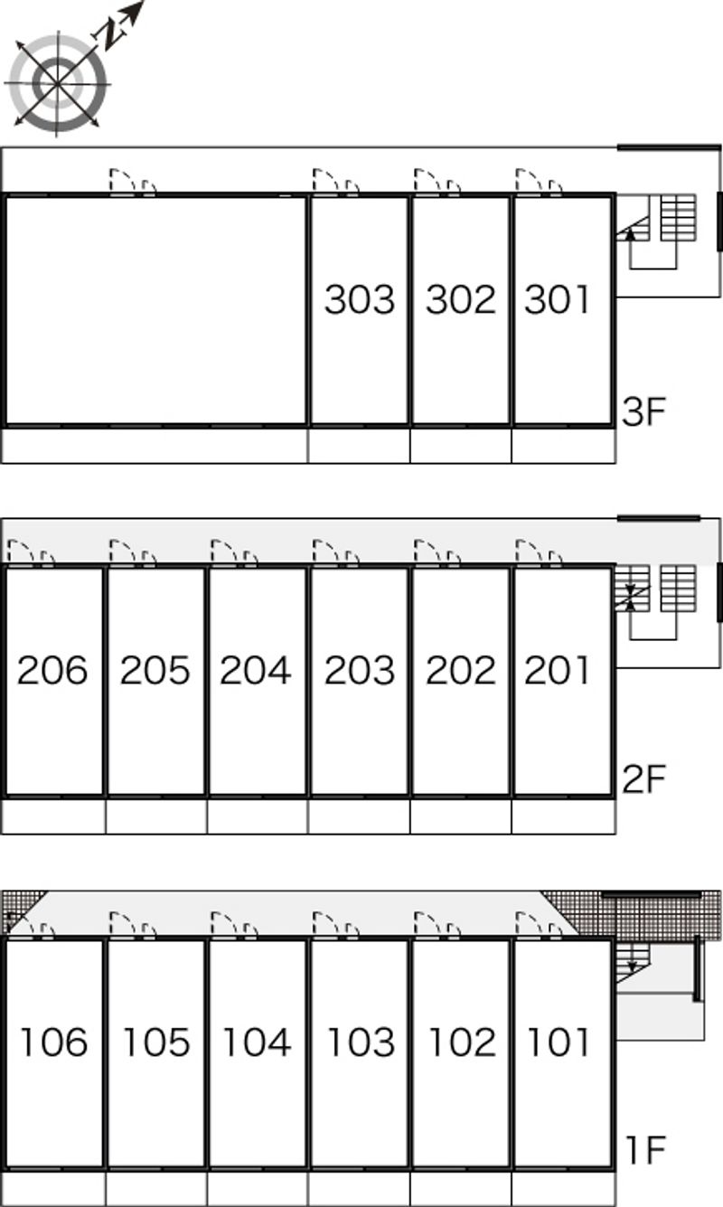 レオパレス忠 間取り配置図