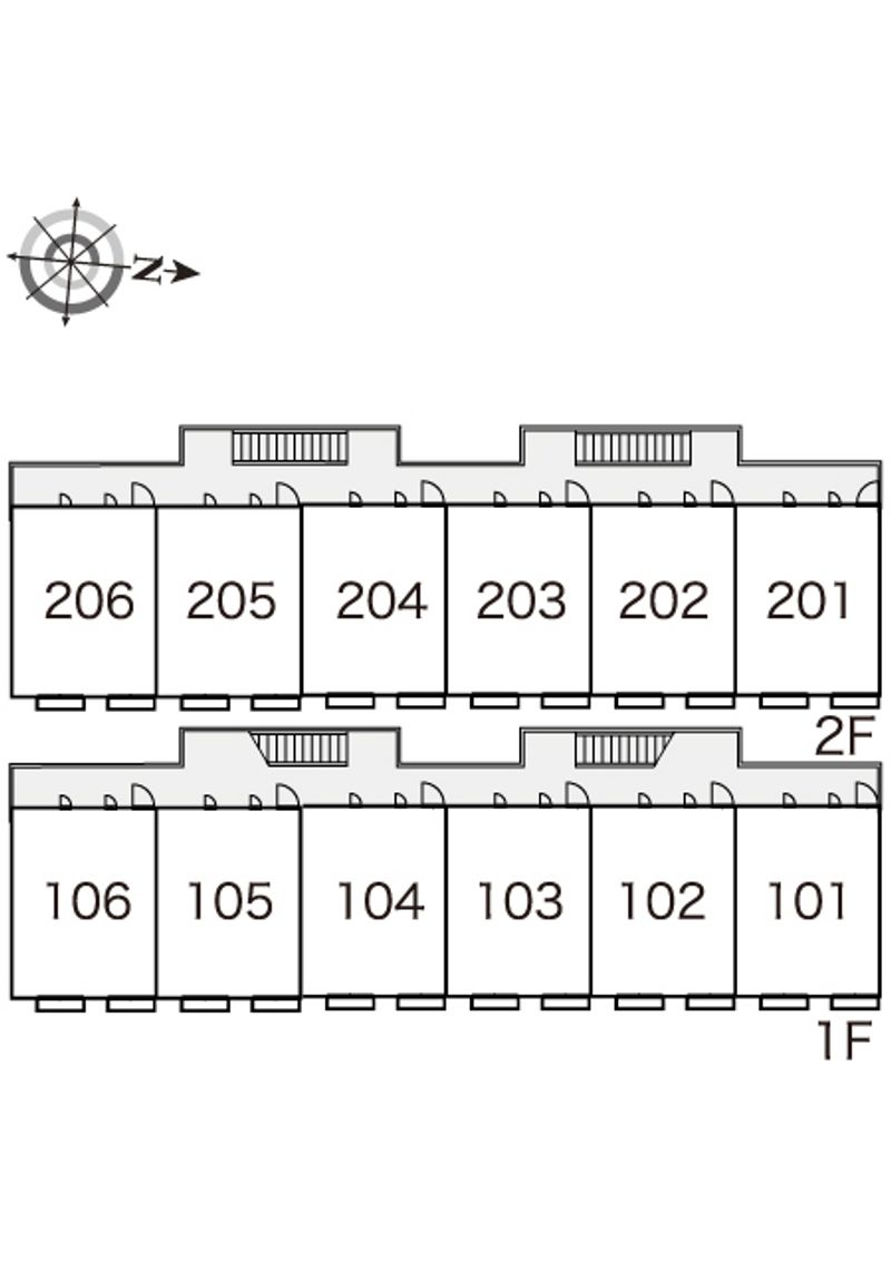 leopalace KAORUII Floor plan layout diagram
