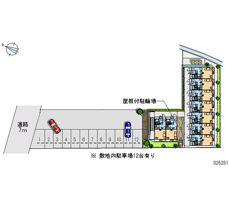 25281 Monthly parking lot