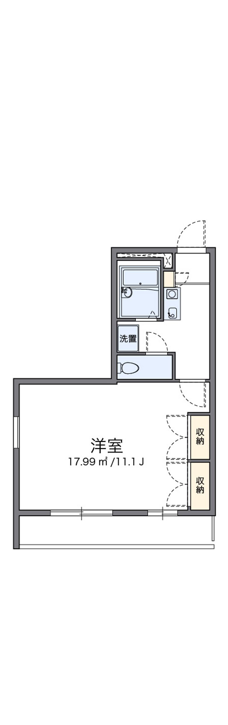 レオパレスＳＡＢＡ−Ⅰ 間取図