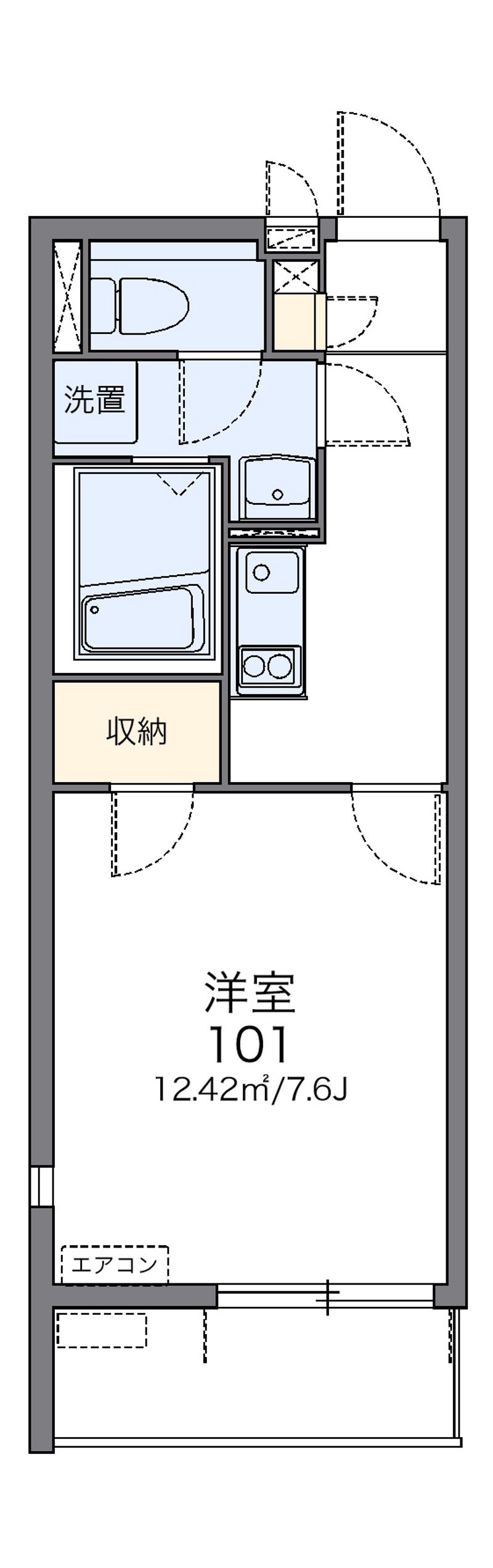 レオネクストアドバンス殿町 間取図
