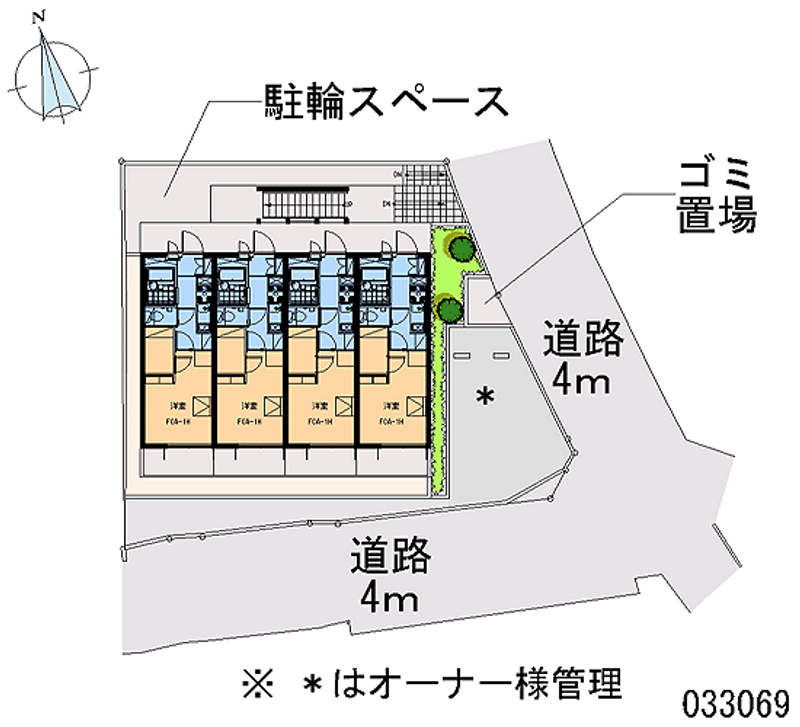 レオパレスルーエンハイムⅡ 区画図