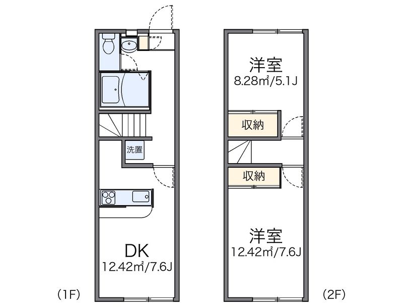 レオパレス古市場３ 間取図