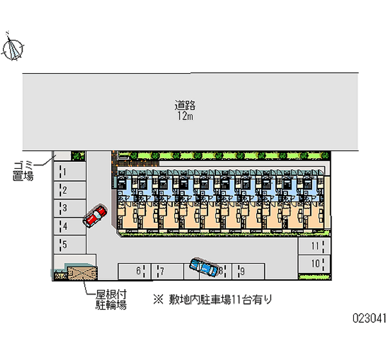 23041 bãi đậu xe hàng tháng