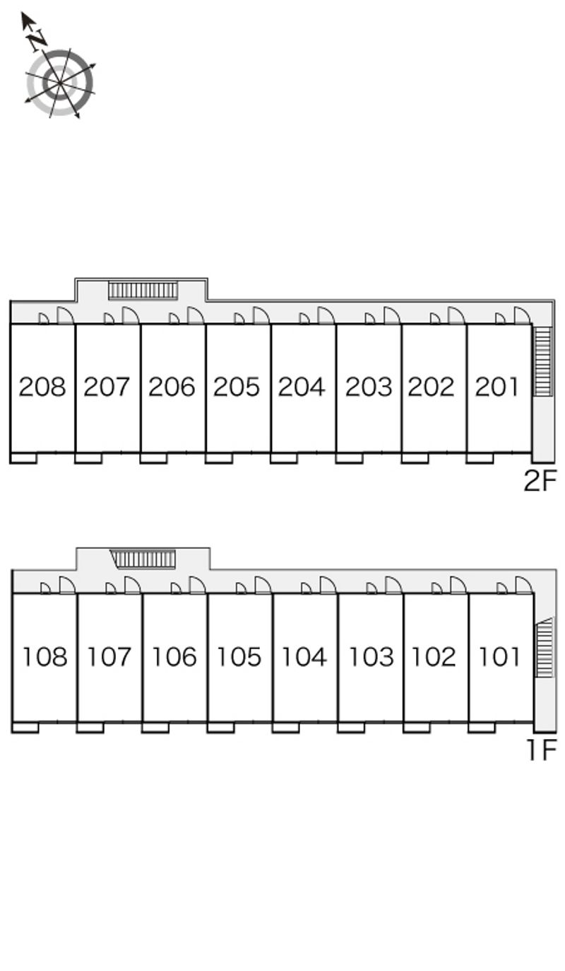 レオパレスアベニュー 間取り配置図