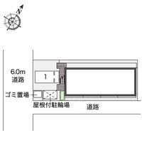 レオパレス住吉５ 配置図
