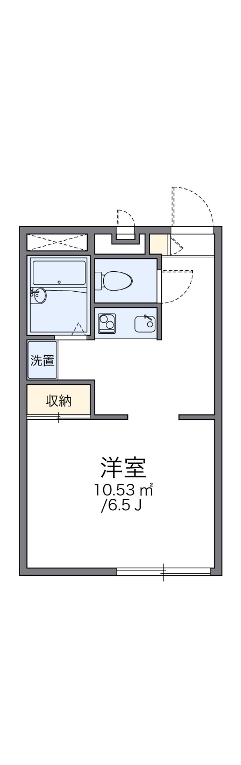 レオパレスりんどう 間取図