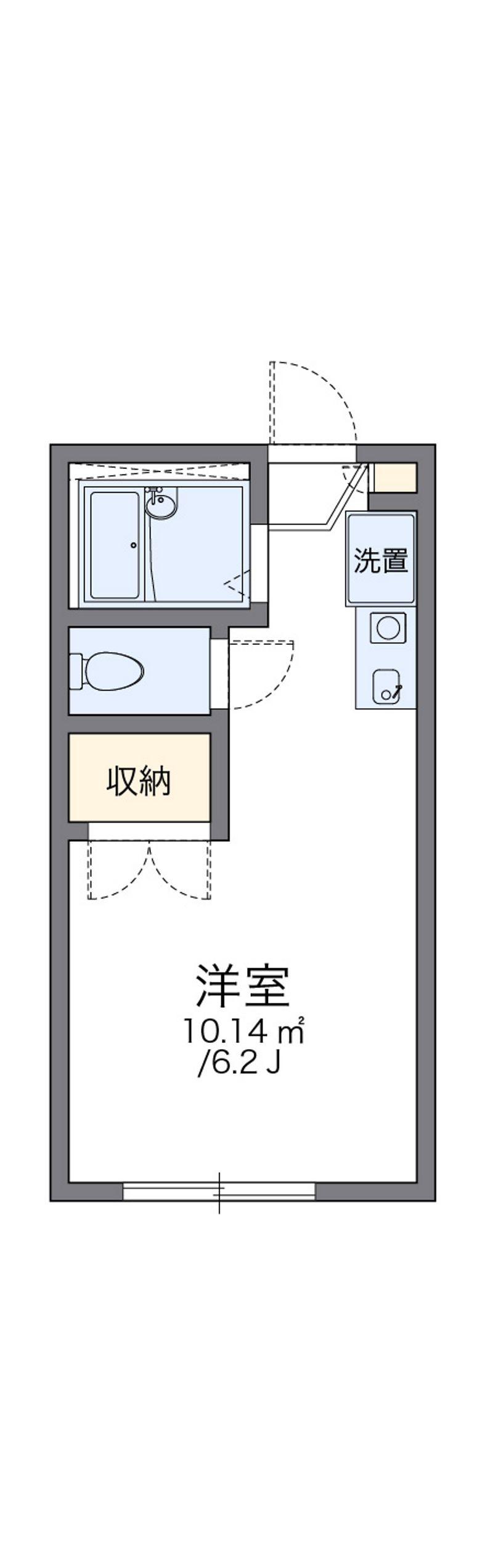 レオパレス江坂 間取図