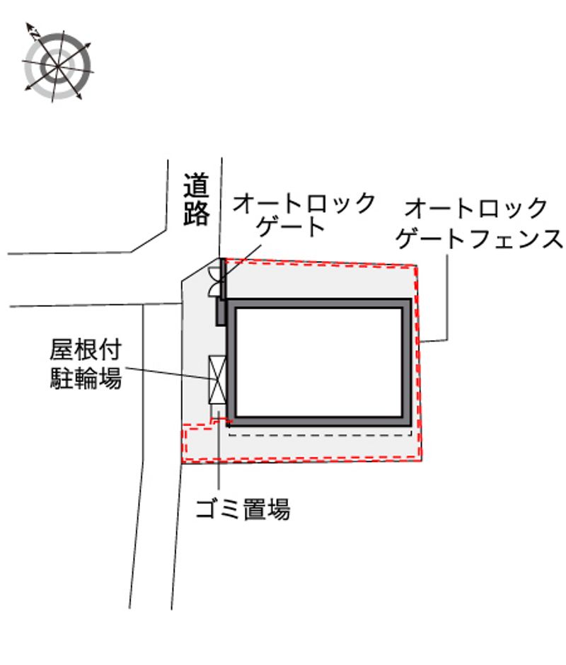 レオパレス玉川 配置図