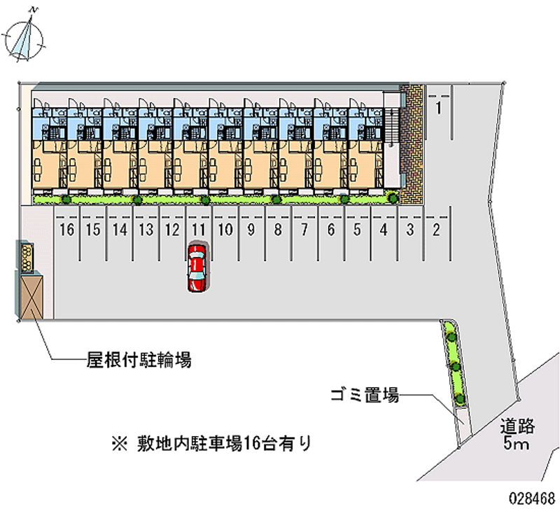 レオパレスエトワール 月極駐車場