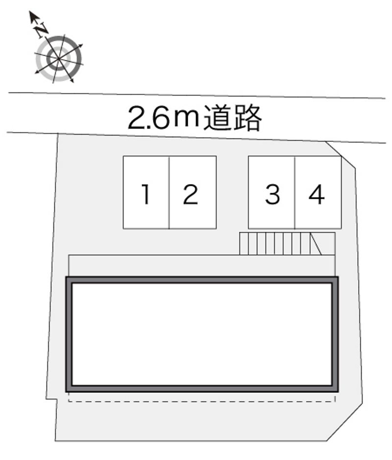 レオパレスサザンキャッスル 駐車場