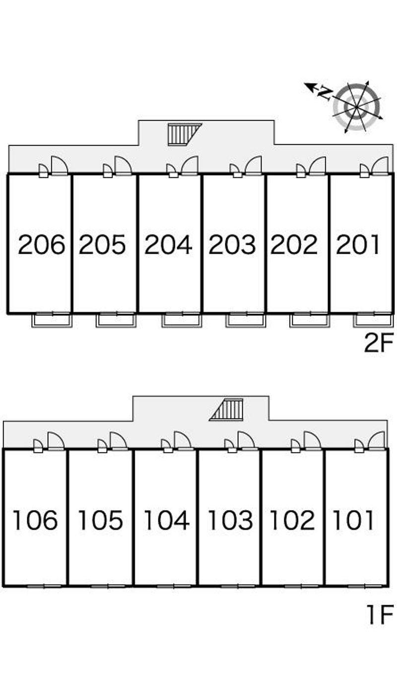 レオパレスピュア 間取配置図