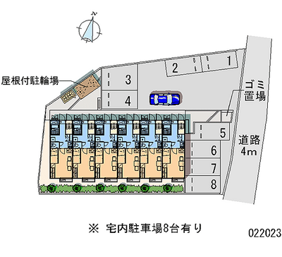 22023 Monthly parking lot