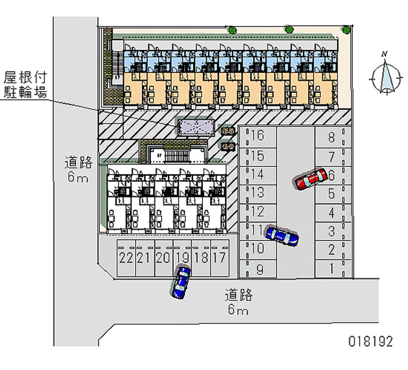 レオパレスツインズＡ 月極駐車場