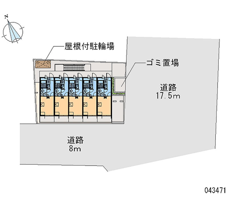 レオパレスメイゾンチュトワイエ 区画図
