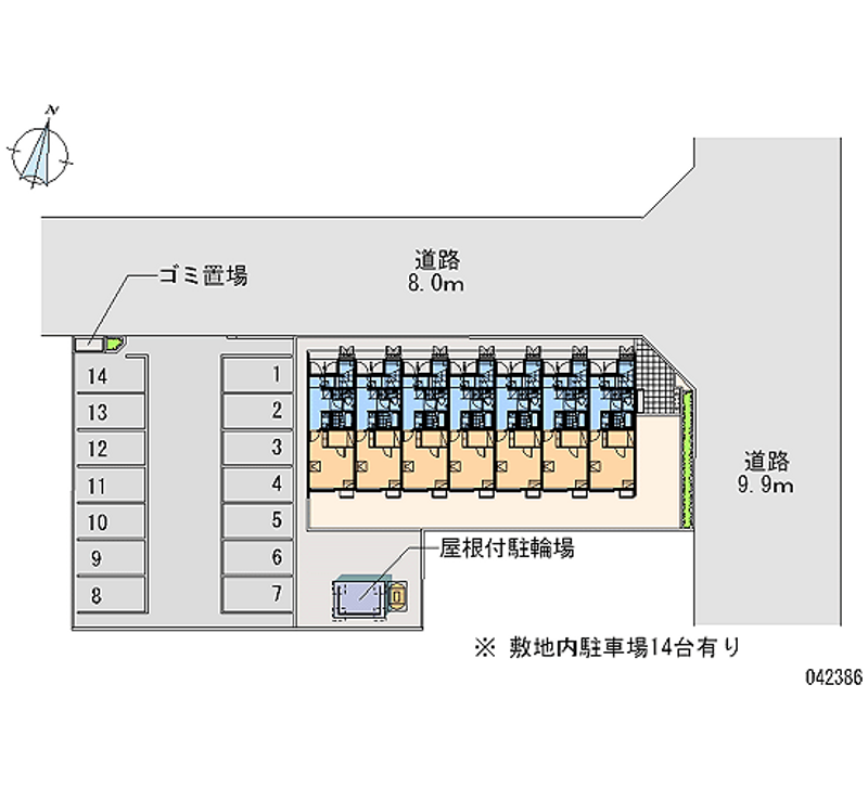 42386 월정액 주차장