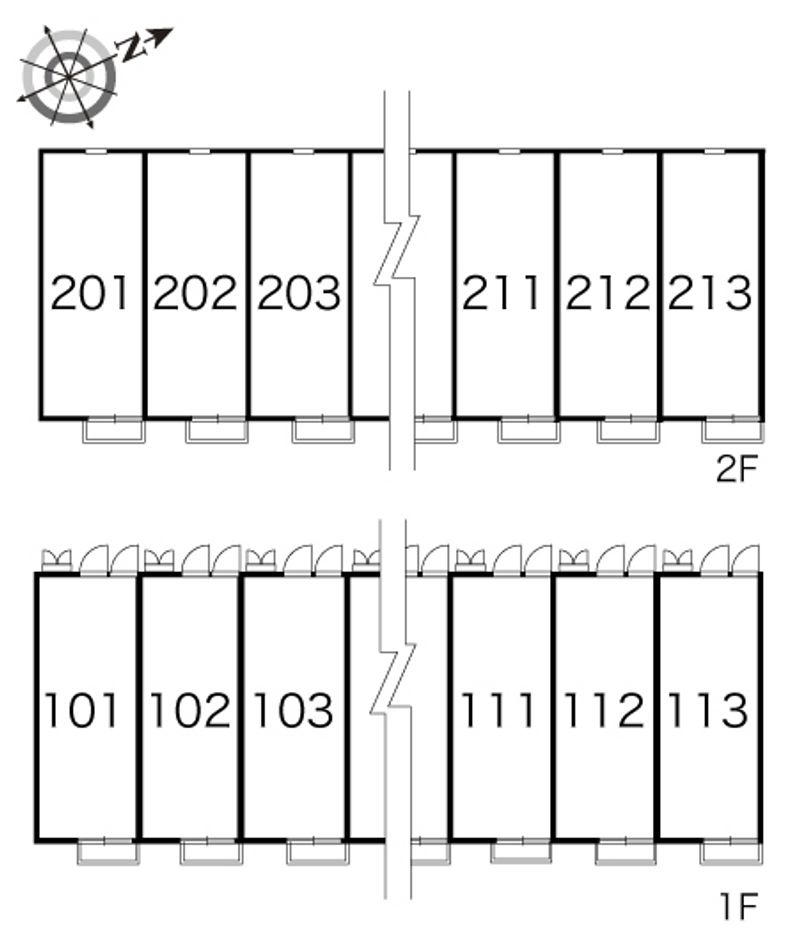 レオパレスティール 間取配置図
